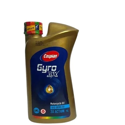 روغن موتور سیکلت کاسپین جیرو 20w50 SG حجم 1 لیتر