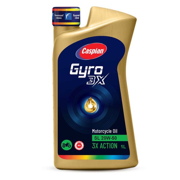 روغن موتور کاسپین مدل جیرو Gyro 3X SL 20W-50 حجم ۱ لیتر