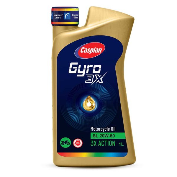 روغن موتور کاسپین مدل جیرو Gyro 3X SL 20W-50 حجم ۱ لیتر