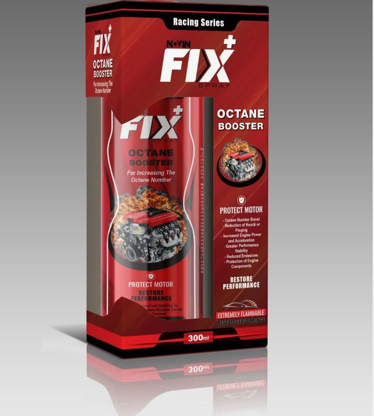 اکتان بوستر برند فیکس FIX حجم 300 میلی لیتر