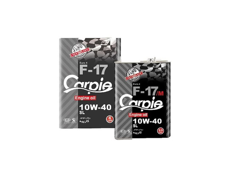 روغن موتور کارپیه کد F-17 مدل 10W40 SL حجم 3.5 لیتر