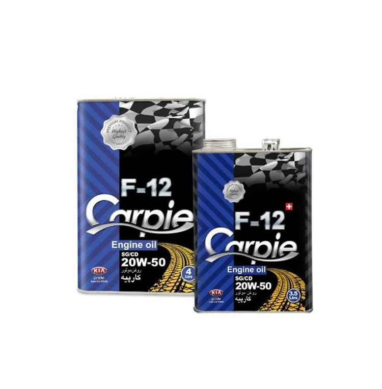 روغن موتور کارپیه کد F-12 مدل 20W50 SG