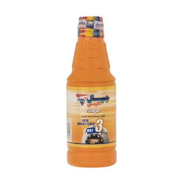 عمده روغن ترمز خودرو جبال شیمی مدل مرسده DOT3 حجم 250 میلی لیتر 24 عددی