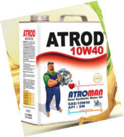 روغن موتور اترود ATROMAN 10W40 API SM حجم 5 لیتر