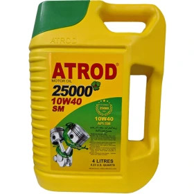 روغن موتور آترود مدل 10W40 SM 25000 حجم 4 لیتر
