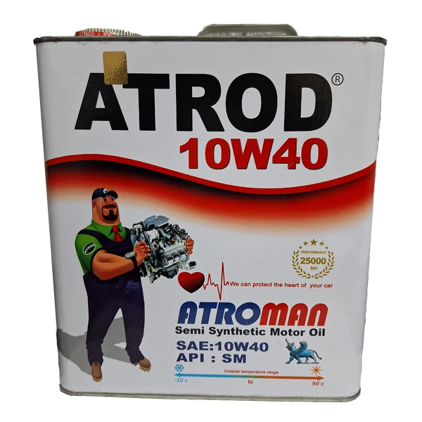 روغن موتور اترود اترومن ATROMAN 10W40 API SM حجم 5 لیتر