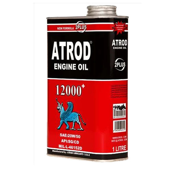 روغن موتور آترود مدل 12000 GLX 20W50 API SG حجم 1 لیتر